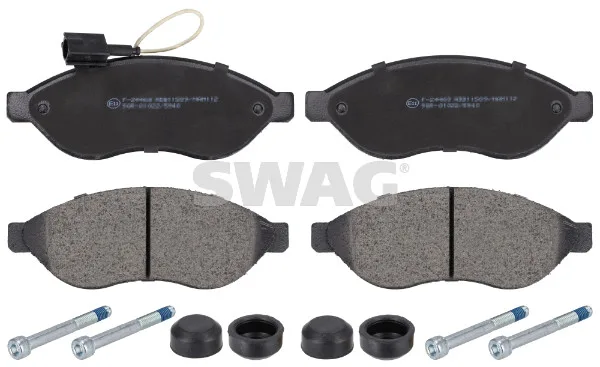 Комплект спирачно феродо, дискови спирачки SWAG
